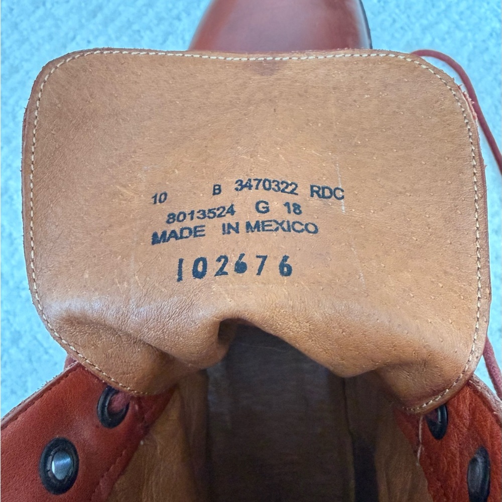 Frye Sabrina Lace-Up Women’s Boots US 10B - Picture 11 of 11